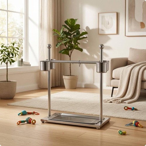 Bird training stand portable - stand,