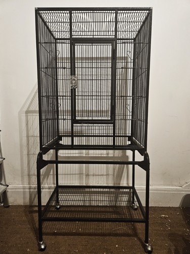 Large black metal - cage, (floor