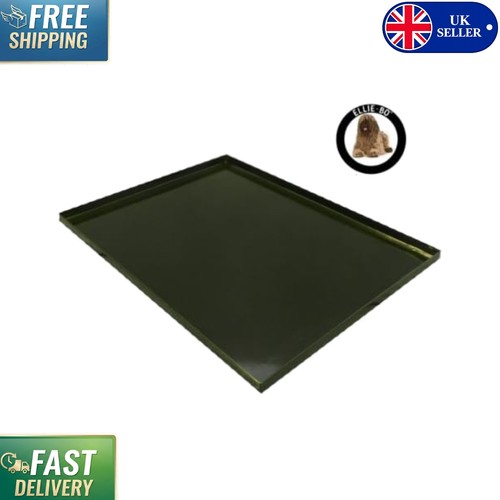 Galvanized black metal tray - galvanized,