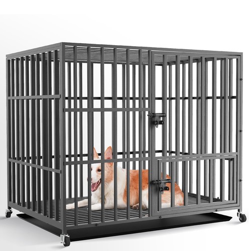 Heavy duty pet metal - metal, crate