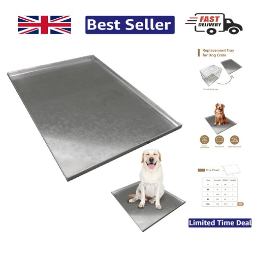 Portable galvanized metal tray - portable,