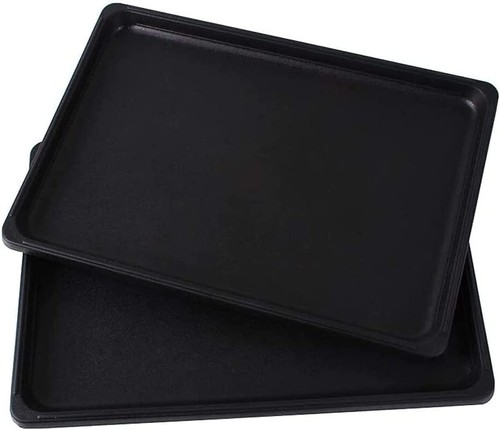 Replacement black plastic tray - black,